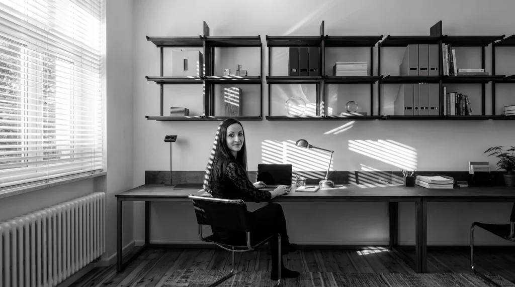 Portrait d'Adeline Grollier assistante administrative indépendante pour les entrepreneurs en Loire Atlantique.